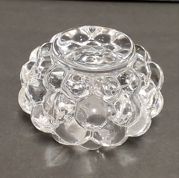 Orrefors Crystal Raspberry Candle Holder - Picture 7 of 12